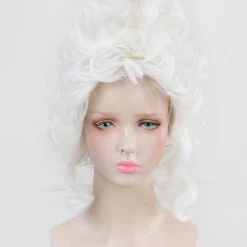 White 35cm Identity V Michiko Cosplay Wig