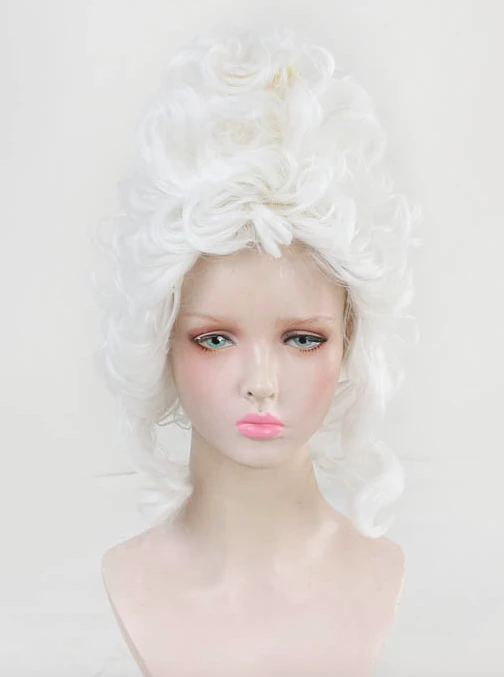 White 35cm Identity V Michiko Cosplay Wig 3 White 35cm Identity V Michiko Cosplay Wig