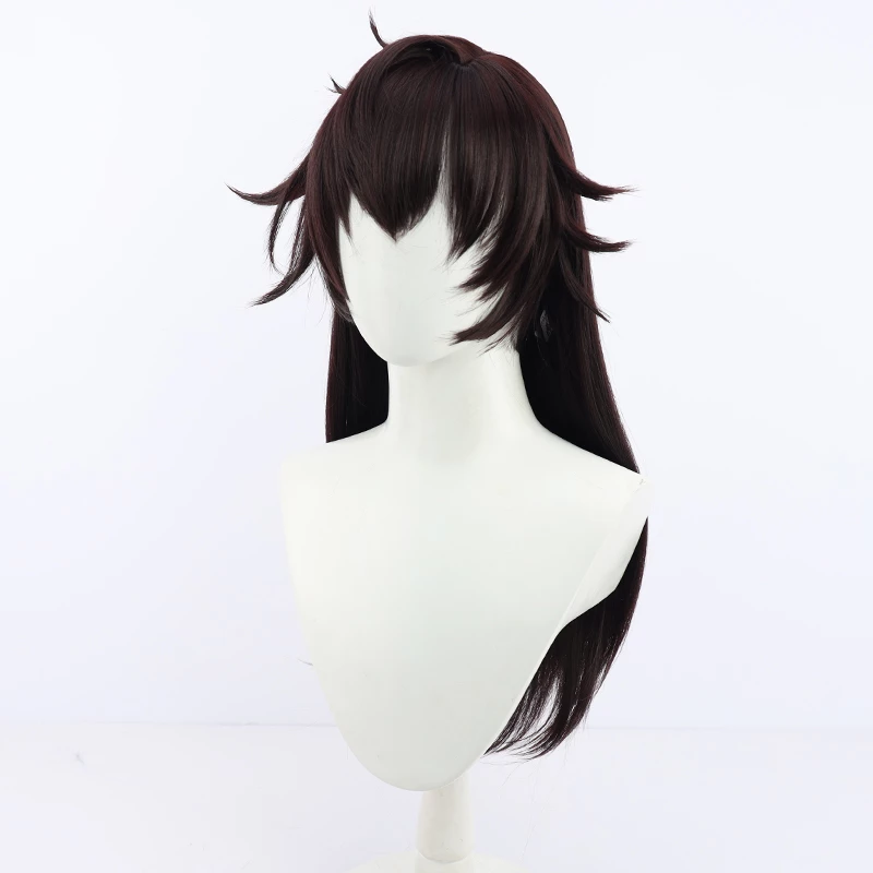 Brown 65cm Virtual YouTuber Shxtou Cosplay Wig 5 Brown 65cm Virtual YouTuber Shxtou Cosplay Wig - Image 3