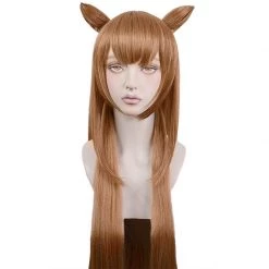 Brown 100cm The Rising Of The Shield Hero Raphtalia Cosplay Wig