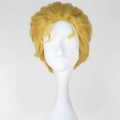 Gold 30cm JoJo's Bizarre Adventure Kira Yoshikage Cosplay Wig