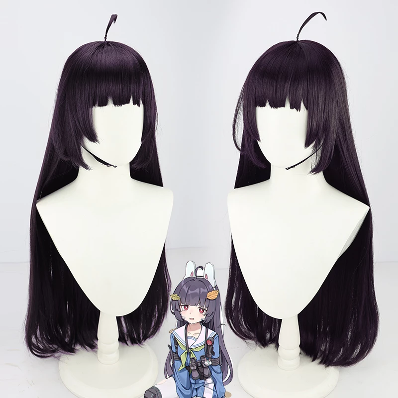 Purple 80cm Blue Archive Kasumizawa Miyu Cosplay Wig 4 Purple 80cm Blue Archive Kasumizawa Miyu Cosplay Wig - Image 2