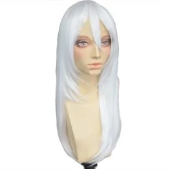 White 60cm Cells At Work! Neutrophil White Blood Cell Female Cosplay Wig