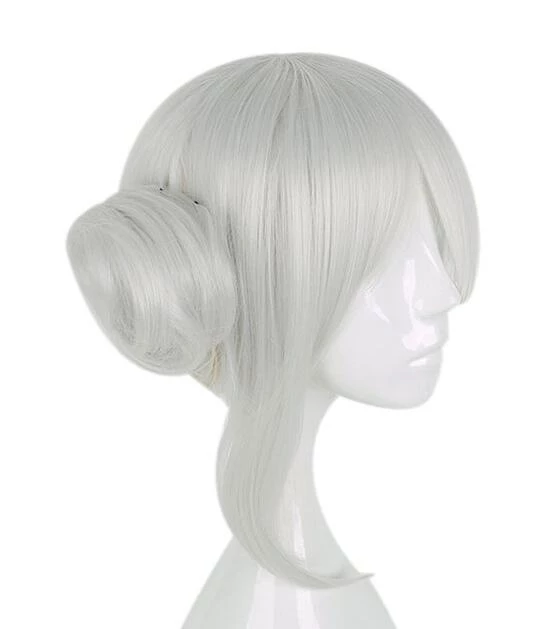 Silver 45cm SINoALICE Snow White Cosplay Wig 4 Silver 45cm SINoALICE Snow White Cosplay Wig - Image 2