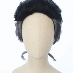 Black And Grey 30cm JoJo's Bizarre Adventure Okuyasu Nijimura Cosplay Wig