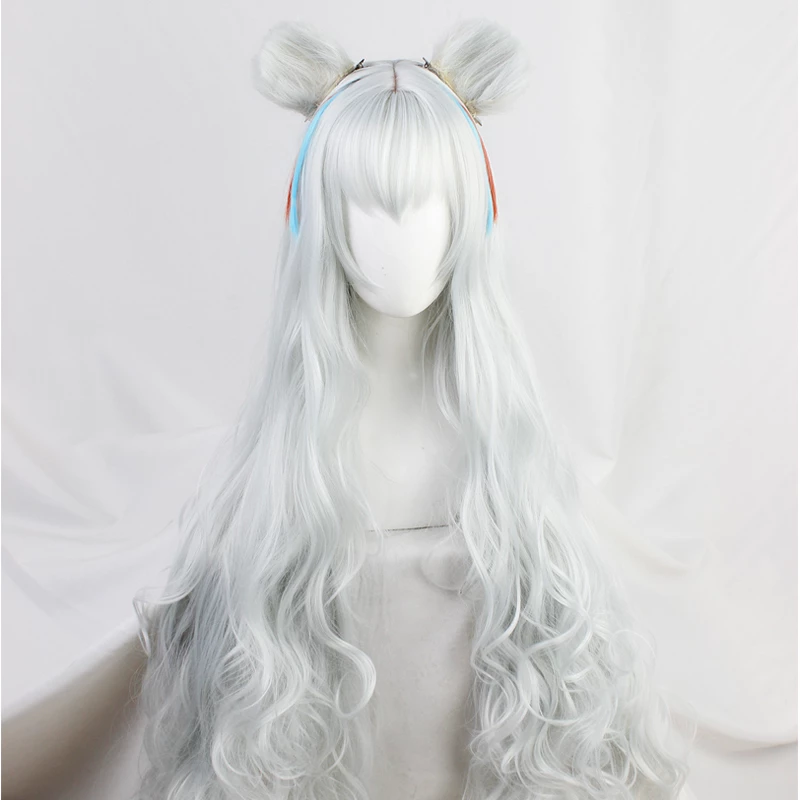 100cm Arknights Рoca Cosplay Wig 3 100cm Arknights Рoca Cosplay Wig
