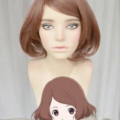 Brown 30cm Sagrada Reset Misora Haruki Cosplay Wig