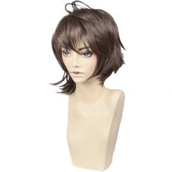Brown 30cm Nil Admirari No Tenbin: Teito Genwaku Kitan Hayato Ozaki Cosplay Wig