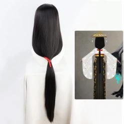 Black 100cm Identity V Michiko Cosplay Wig 7 Black 100cm Identity V Michiko Cosplay Wig -Cosplay Shopper Store COS 042 02 125