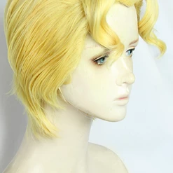 Gold 30cm JoJo's Bizarre Adventure Kira Yoshikage Cosplay Wig -Cosplay Shopper Store COS 042 02 82