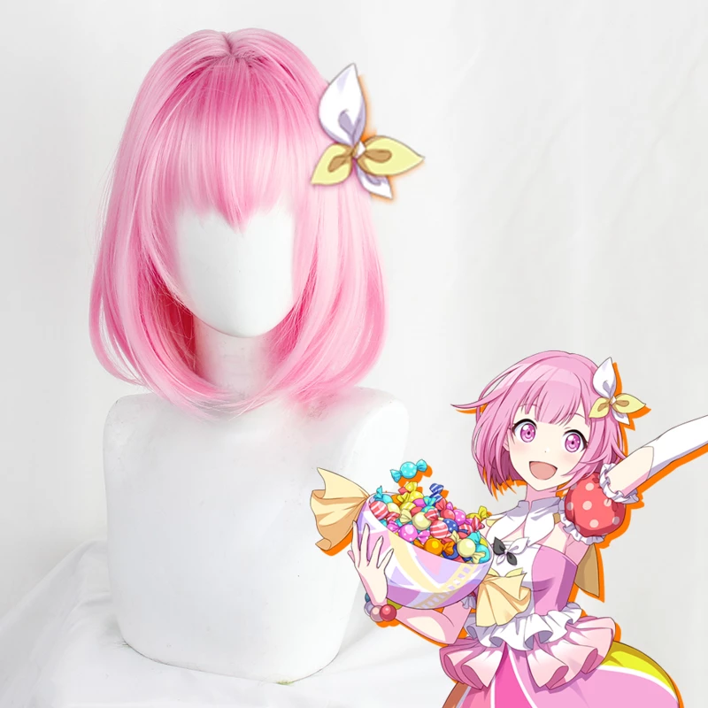 Pink 35cm Project Sekai: Colorful Stage Feat. Hatsune Miku Wonderlands X Showtime Ootori Emu Cosplay Wig 3 Pink 35cm Project Sekai: Colorful Stage Feat. Hatsune Miku Wonderlands X Showtime Ootori Emu Cosplay Wig