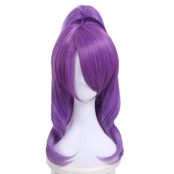 Purple 60cm League Of Legends LOL Star Guardian Janna Cosplay Wig