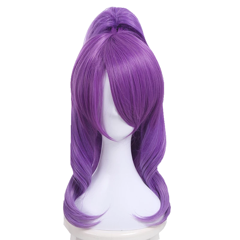 Purple 60cm League Of Legends LOL Star Guardian Janna Cosplay Wig 3 Purple 60cm League Of Legends LOL Star Guardian Janna Cosplay Wig