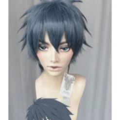 Grey 30cm Sagrada Reset Yoko Asai Cosplay Wig