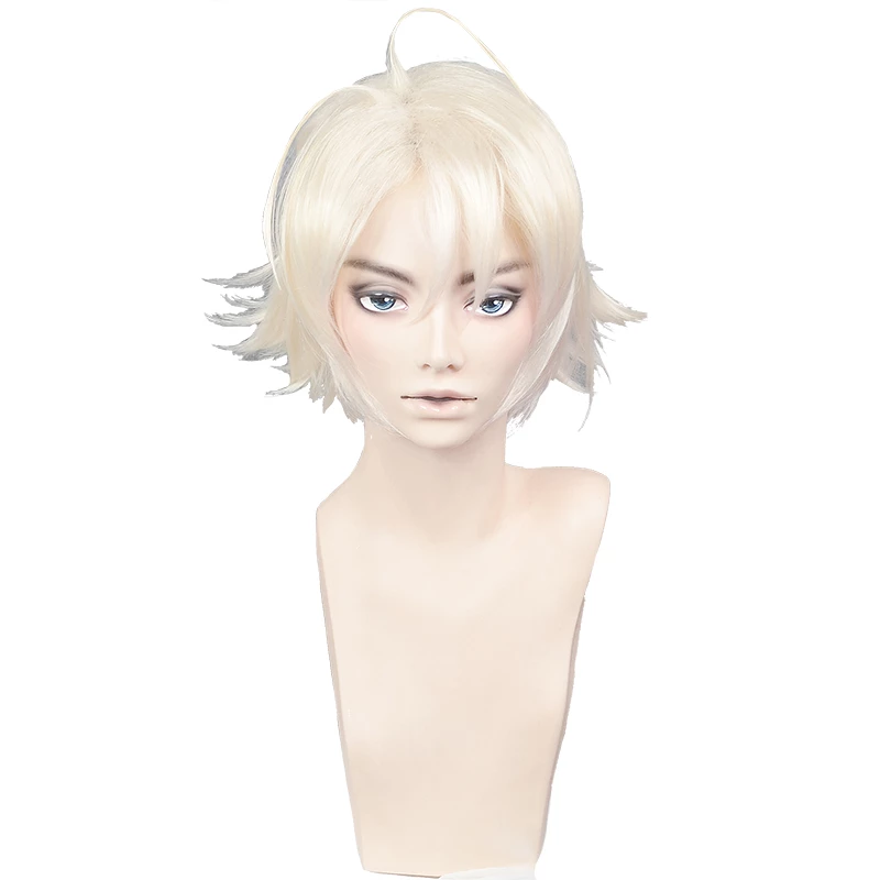 Gold 30cm Nil Admirari No Tenbin: Teito Genwaku Kitan Akira Kougami Cosplay Wig 3 Gold 30cm Nil Admirari No Tenbin: Teito Genwaku Kitan Akira Kougami Cosplay Wig