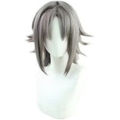 Grey 35cm Virtual YouTuber Mysta Rias Cosplay Wig -Cosplay Shopper Store COS 045 01 169 1