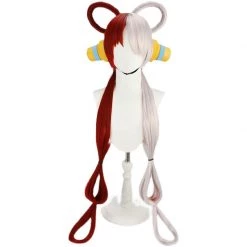 100cm One Piece Film: Red Uta Cosplay Wig With Headwear