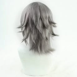 Grey 35cm Virtual YouTuber Mysta Rias Cosplay Wig -Cosplay Shopper Store COS 045 03 84
