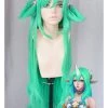 Green 120cm League Of Legends Star Guardian Soraka Cosplay Wig 1 Green 120cm League Of Legends Star Guardian Soraka Cosplay Wig -Cosplay Shopper Store COS 046 01 24