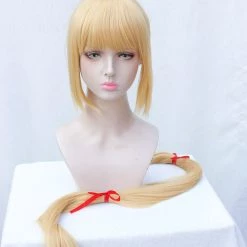 Gold 150cm Girls Frontline OTs-14 Cosplay Wig