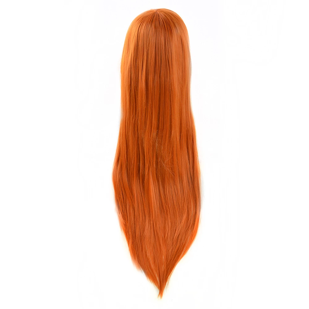Orange 85cm Kim Possible Kim Possible Cosplay Wig 6 Orange 85cm Kim Possible Kim Possible Cosplay Wig - Image 4