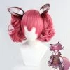Pink 30cm Arknights Shamare Cosplay Wig -Cosplay Shopper Store COS 047 01 117