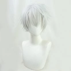 Silver 30cm Virtual YouTuber Kuzuha Cosplay Wig