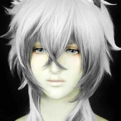 40cm Arknights SilverAsh Cosplay Wig