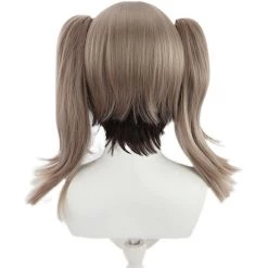 Brown 35cm Virtual YouTuber Alban Ponytail Knox Cosplay Wig -Cosplay Shopper Store COS 047 03 100