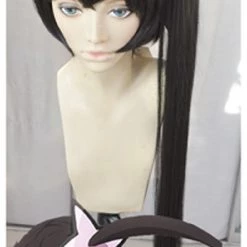 100cm Black Magical Girl Raising Project Ripple Kano Sazanami Cosplay Wig