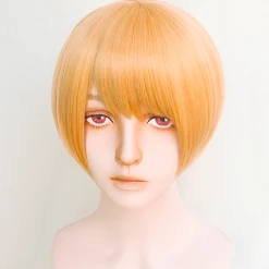 Orange 30cm Paradox Live BAE Yeon Hajun Cosplay Wig