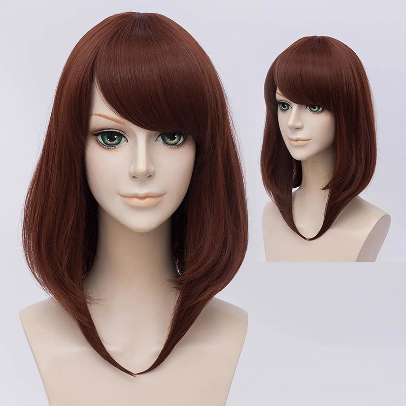 45cm Brown My Hero Academia Boku No Hero Academia Ochaco Uraraka Uravity Cosplay Wig 4 45cm Brown My Hero Academia Boku No Hero Academia Ochaco Uraraka Uravity Cosplay Wig - Image 2