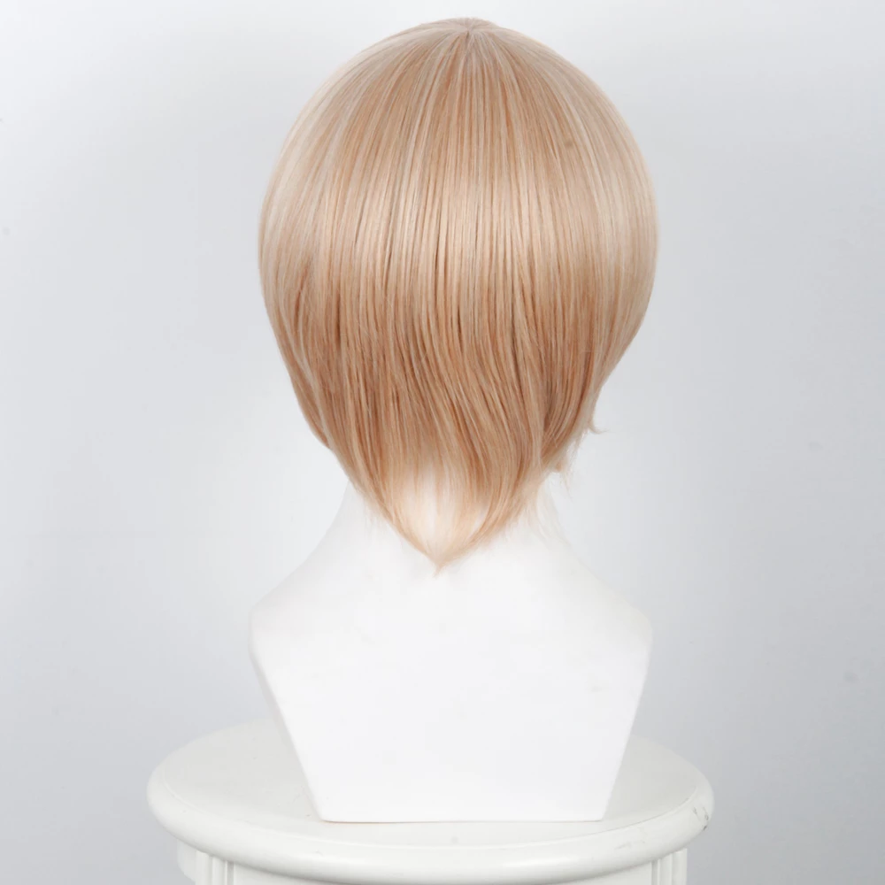 Light Gold 33cm Scum's Wish Kuzu No Honkai Mugi Awaya Cosplay Wig 5 Light Gold 33cm Scum's Wish Kuzu No Honkai Mugi Awaya Cosplay Wig - Image 3