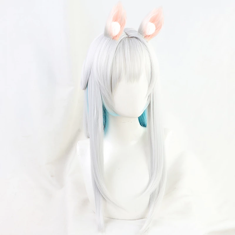 60cm Arknights Rosmontis Cosplay Wig 4 60cm Arknights Rosmontis Cosplay Wig - Image 2