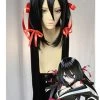 Black 100cm Undefeated Bahamut Chronicle Yoruka Kirihime Cosplay Wig -Cosplay Shopper Store COS 049 01 118