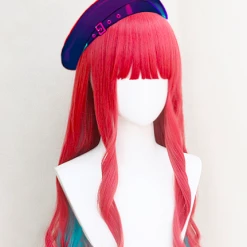 Pink And Blue 80cm Paradox Live BAE Anne Faulkner Cosplay Wig