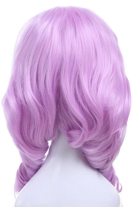 Purple 50cm League Of Legends LOL Ashe Cosplay Wig 5 Purple 50cm League Of Legends LOL Ashe Cosplay Wig - Image 3