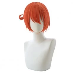 Orange 25cm Cells At Work! Erythrocite/Red Blood Cell Cosplay Wig