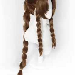 Brown 80cm Final Fantasy VII Remake Aerith Gainsborough Cosplay Wig -Cosplay Shopper Store COS 051 01 89 1