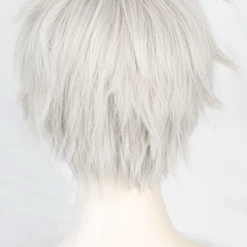 Silver 35cm Kaiju No. 8 Leno Ichikawa Cosplay Wig 7 Silver 35cm Kaiju No. 8 Leno Ichikawa Cosplay Wig -Cosplay Shopper Store COS 051 02 94