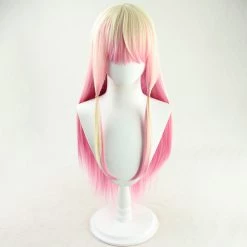 80cm Virtual YouTuber Momosuzu Nene Cosplay Wig