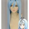 Blue 100cm Undefeated Bahamut Chronicle Krulcifer Einfolk Cosplay Wig 1 Blue 100cm Undefeated Bahamut Chronicle Krulcifer Einfolk Cosplay Wig -Cosplay Shopper Store COS 052 01 98
