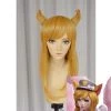 Yellow 50cm League Of Legends Ahri Cosplay Wig 1 Yellow 50cm League Of Legends Ahri Cosplay Wig -Cosplay Shopper Store COS 053 01 14