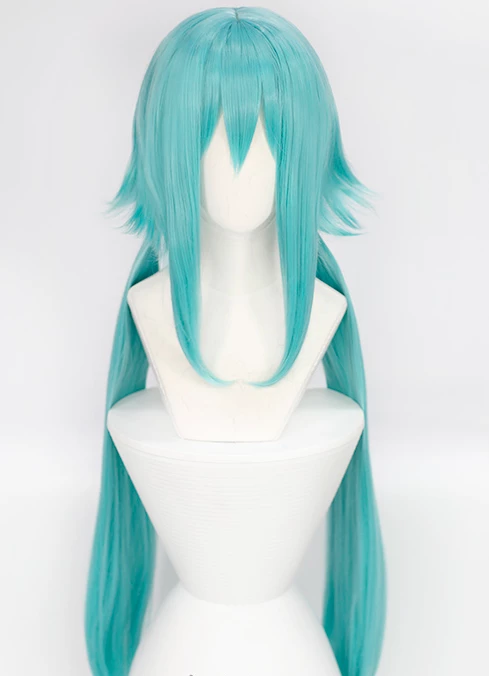 Green 100cm Princess Connect! Re:Dive Anna Hiiragi Cosplay Wig 3 Green 100cm Princess Connect! Re:Dive Anna Hiiragi Cosplay Wig