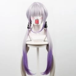 Grey Purple 85cm Miss Kobayashi's Dragon Maid Kanna Kamui Cosplay Wig
