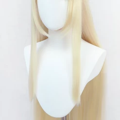 Beige 90cm Arknights Reed Cosplay Wig 5 Beige 90cm Arknights Reed Cosplay Wig -Cosplay Shopper Store COS 053 01 95 1