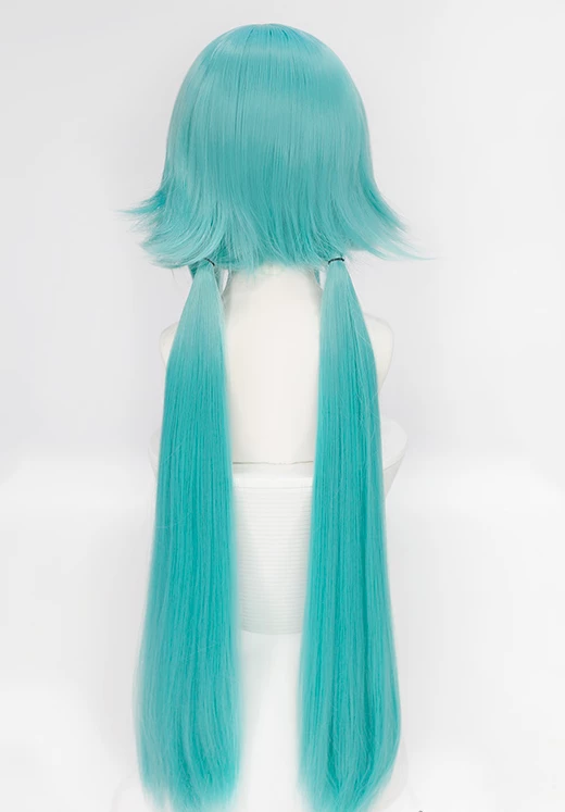 Green 100cm Princess Connect! Re:Dive Anna Hiiragi Cosplay Wig 5 Green 100cm Princess Connect! Re:Dive Anna Hiiragi Cosplay Wig - Image 3