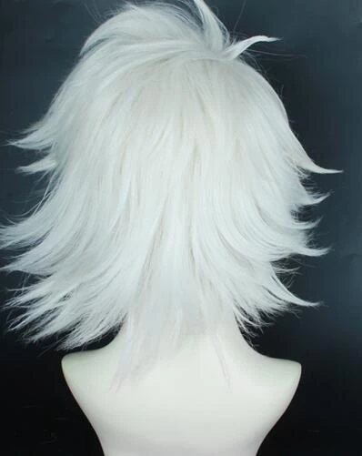 Silver 35cm Fate/Grand Order Karna Cosplay Wig 4 Silver 35cm Fate/Grand Order Karna Cosplay Wig - Image 2