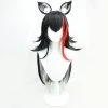 80cm Virtual YouTuber Ookami Mio Cosplay Wig 1 80cm Virtual YouTuber Ookami Mio Cosplay Wig -Cosplay Shopper Store COS 054 01 127