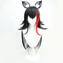 80cm Virtual YouTuber Ookami Mio Cosplay Wig